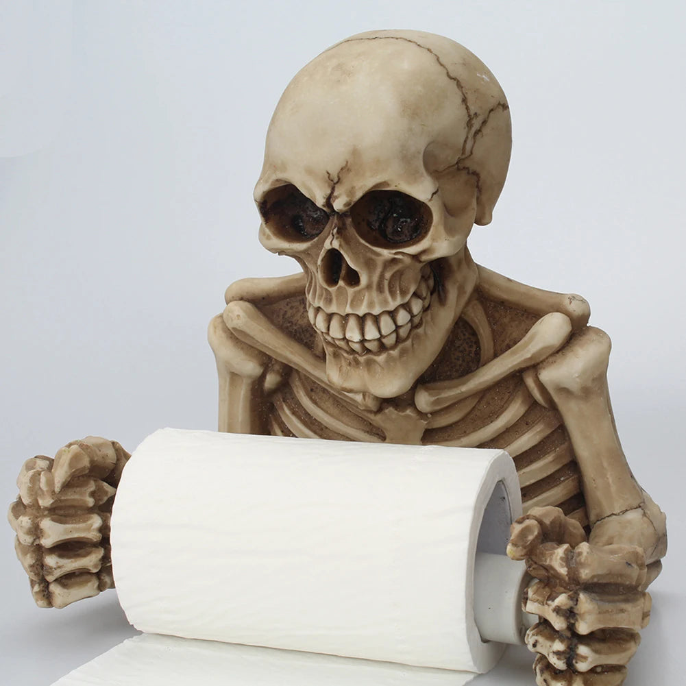 Lacommer™|Skull Toilet Paper Holder