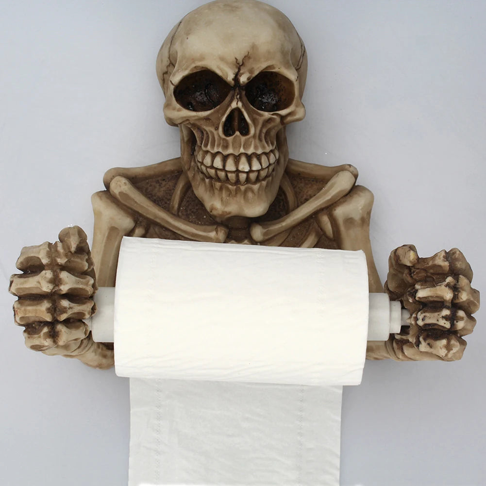 Lacommer™|Skull Toilet Paper Holder