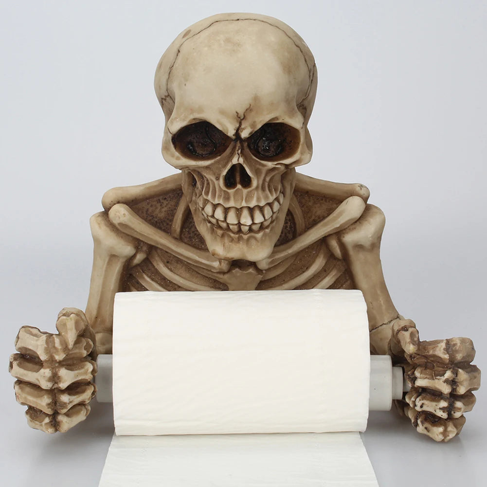 Lacommer™|Skull Toilet Paper Holder