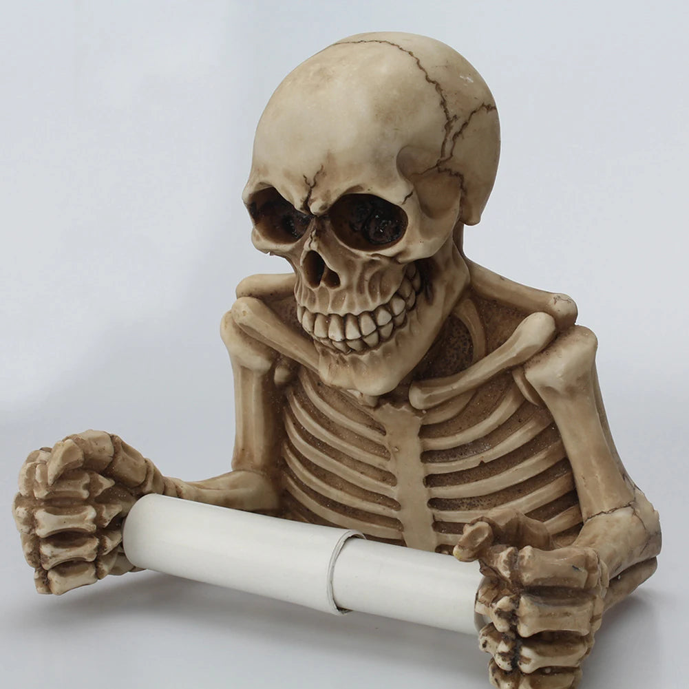 Lacommer™|Skull Toilet Paper Holder